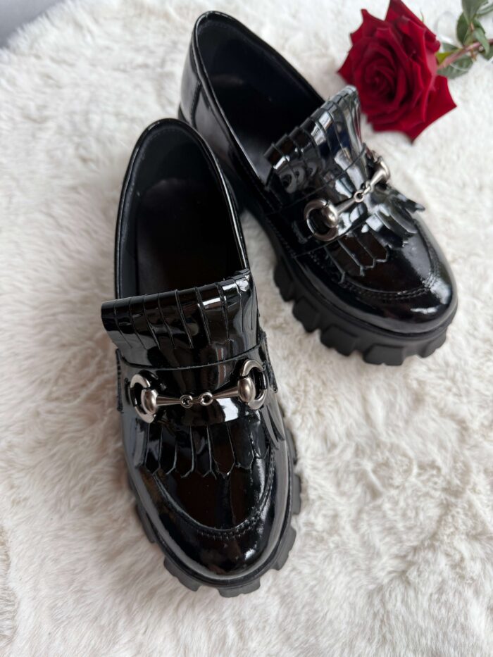 Espadrile piele naturala Silvy - imagine 3
