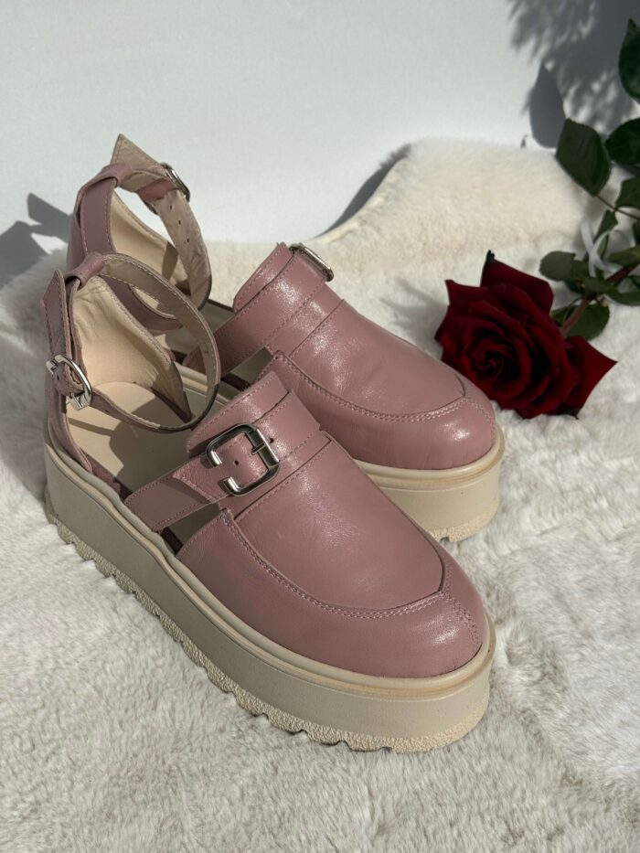 Sandale piele naturala Plumy - imagine 3