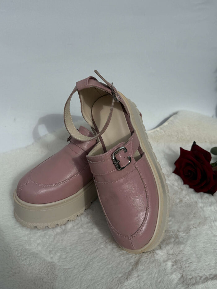 Sandale piele naturala Plumy - imagine 5