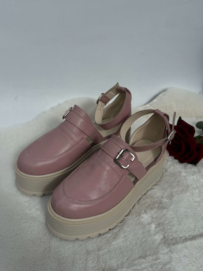 Sandale piele naturala Plumy - imagine 4