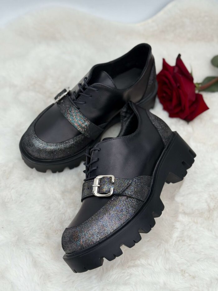 Pantofi piele naturala Comody - imagine 2