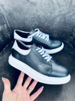 Pantofi piele naturala Confy Black