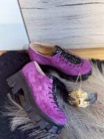 Pantofi piele naturala Purply - imagine 2