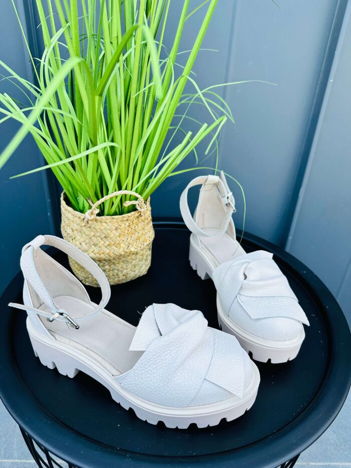 Sandale piele naturala Fundy talpa joasa - imagine 4