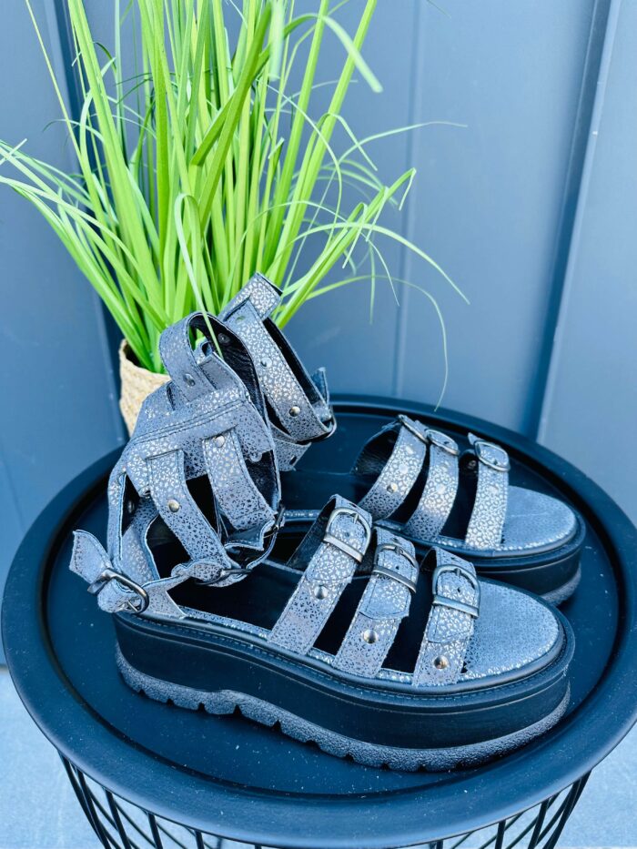 Sandale piele naturala Stea - imagine 3