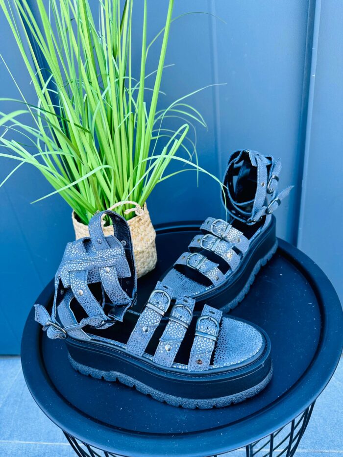 Sandale piele naturala Stea - imagine 4