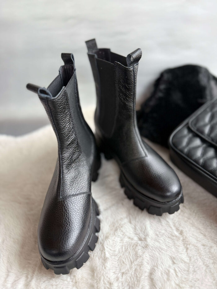 Ghete piele naturala Mary - imagine 5