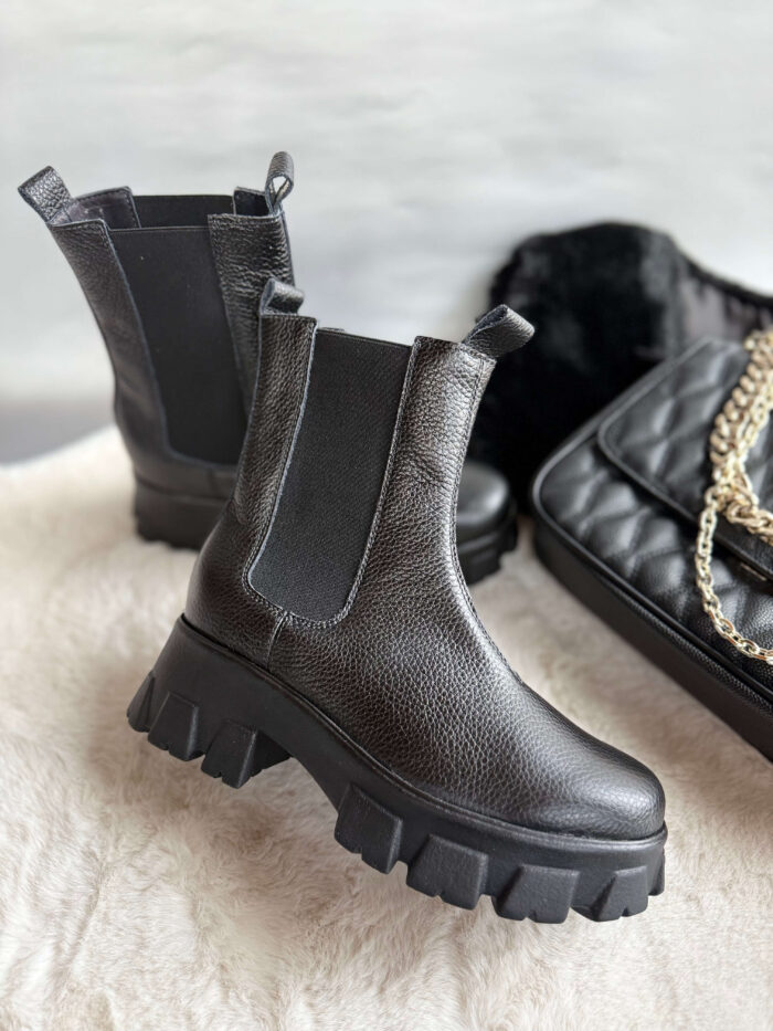 Ghete piele naturala Mary - imagine 4