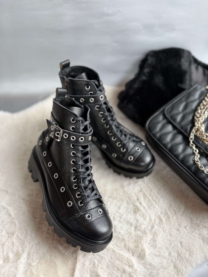 Ghete piele naturala Susan - imagine 4