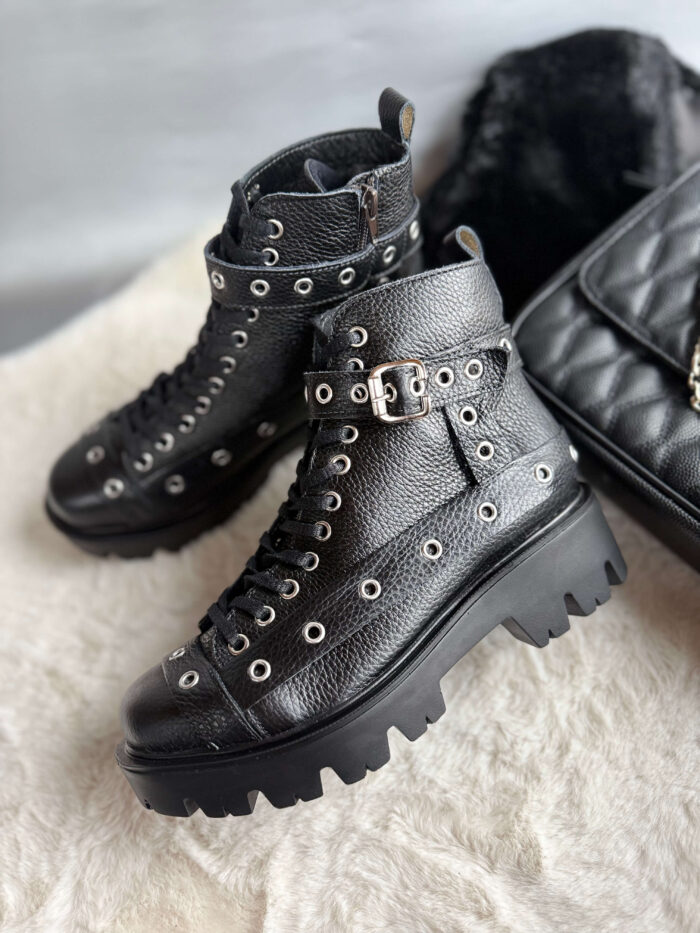 Ghete piele naturala Susan - imagine 5