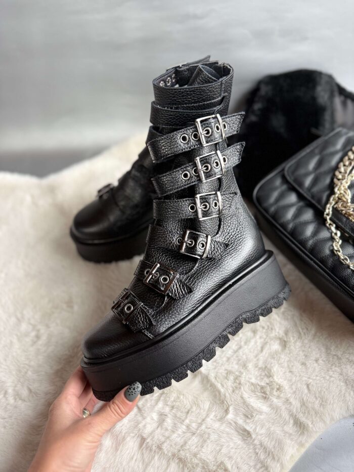 Ghete piele naturala Marya - imagine 2