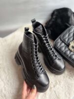 Ghete piele naturala Karen - imagine 2