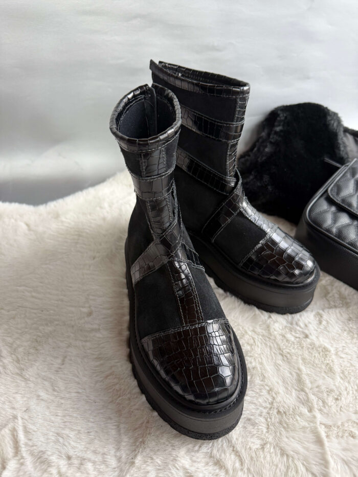 Ghete piele naturala Ruth - imagine 3