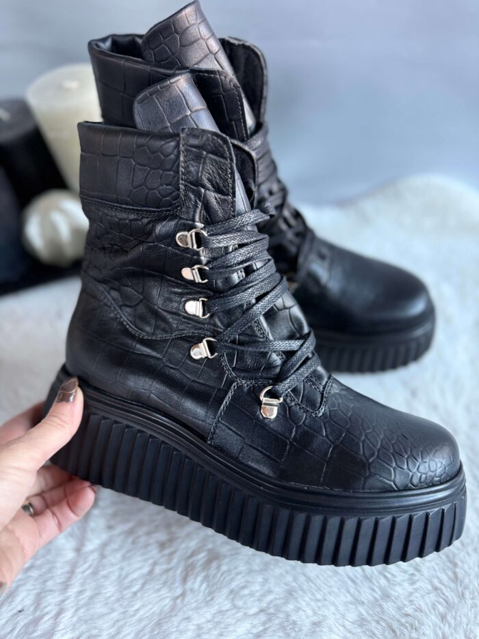 Ghete piele naturala Susan - imagine 5