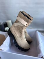 Ghete piele naturala Manaal - imagine 3