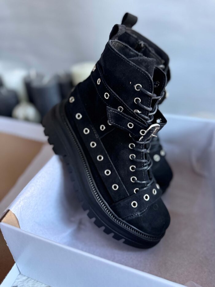 Ghete piele naturala Lara - imagine 4