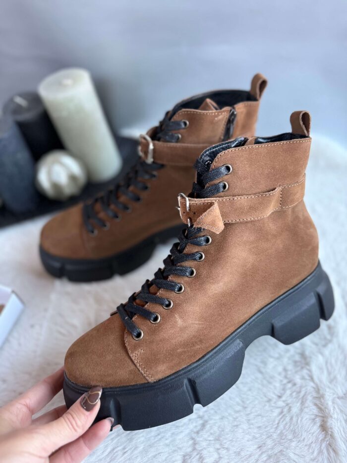 Ghete piele naturala Dana - imagine 2