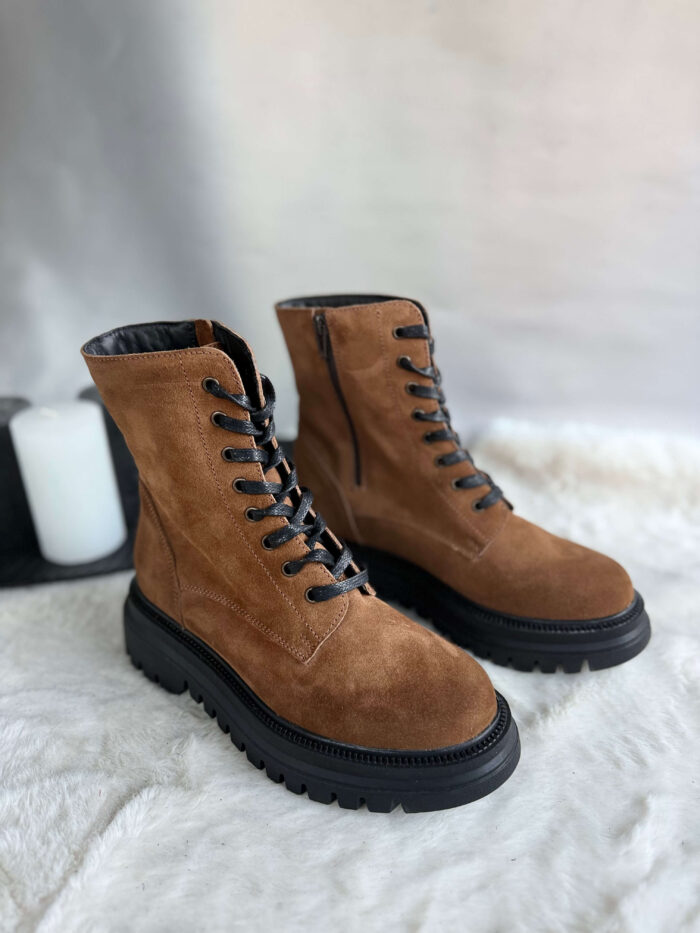 Ghete piele naturala Feza - imagine 2