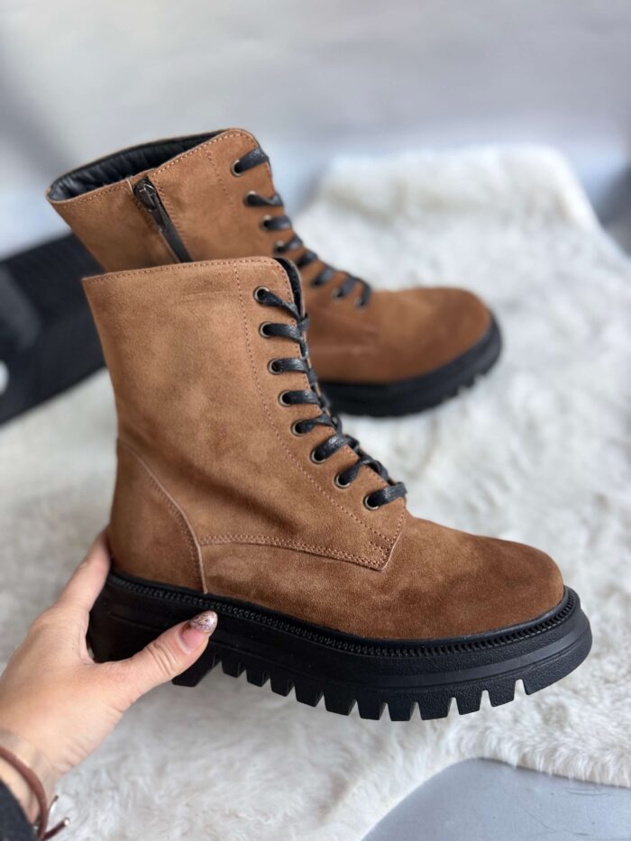 Ghete piele naturala Feza - imagine 6