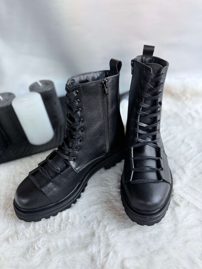 Ghete piele naturala Merna - imagine 3
