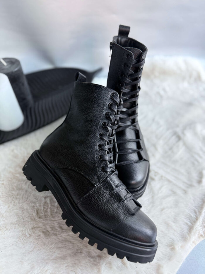 Ghete piele naturala Merna - imagine 4