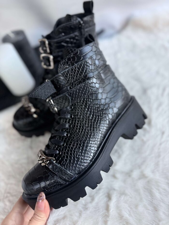 Ghete piele naturala Aryam - imagine 5