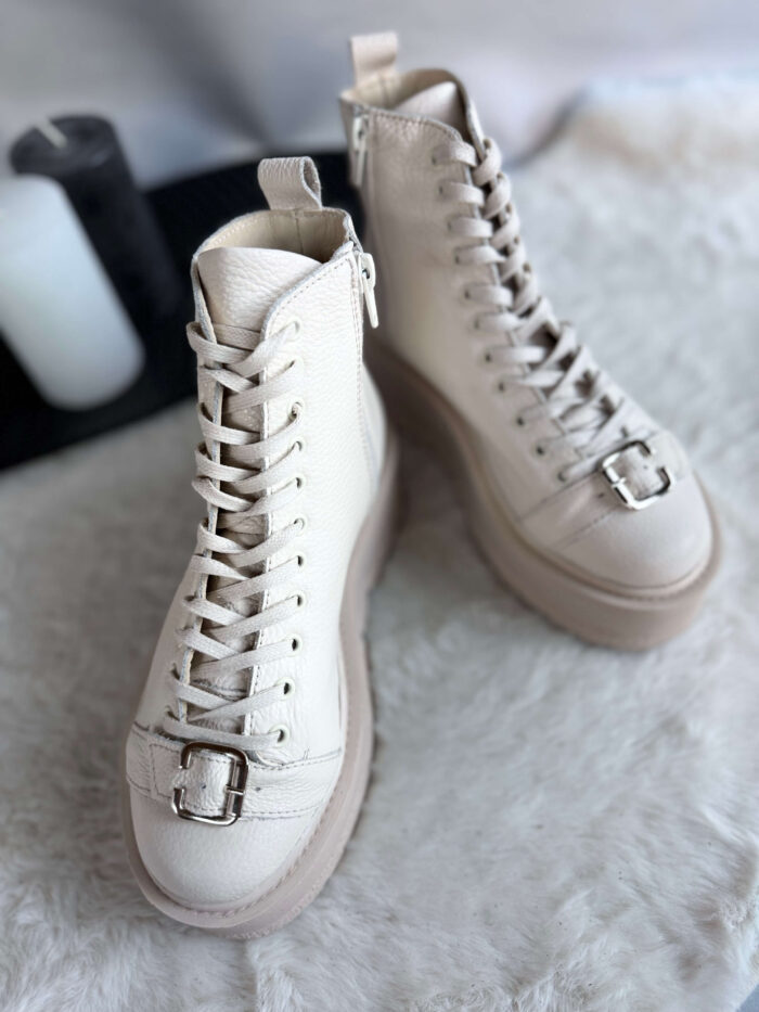 Ghete piele naturala Maymouna - imagine 5