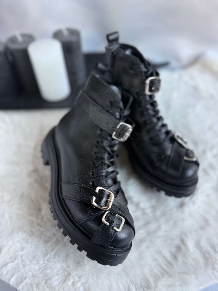 Ghete piele naturala Nada - imagine 2