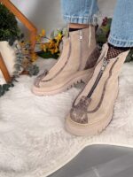 Ghete piele naturala Abrara - imagine 3