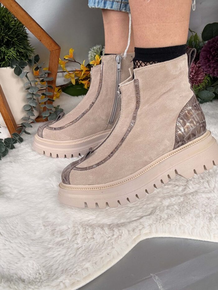 Ghete piele naturala Abrara - imagine 2