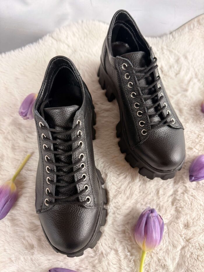 Pantofi piele naturala Telawa - imagine 4