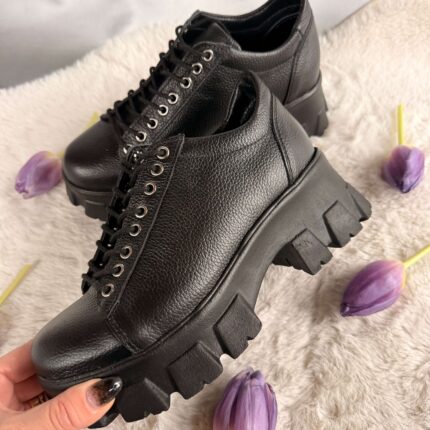 Pantofi piele naturala Telawa