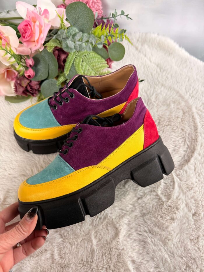 Pantofi piele naturala Emaan - imagine 2