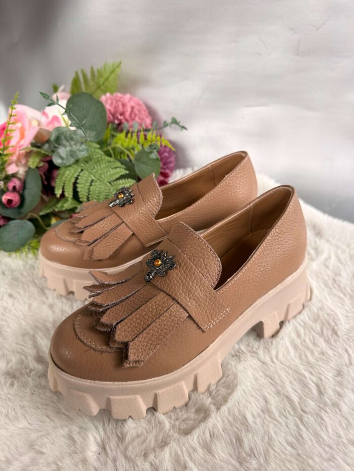 Espadrile piele naturala Muzdalifa - imagine 4