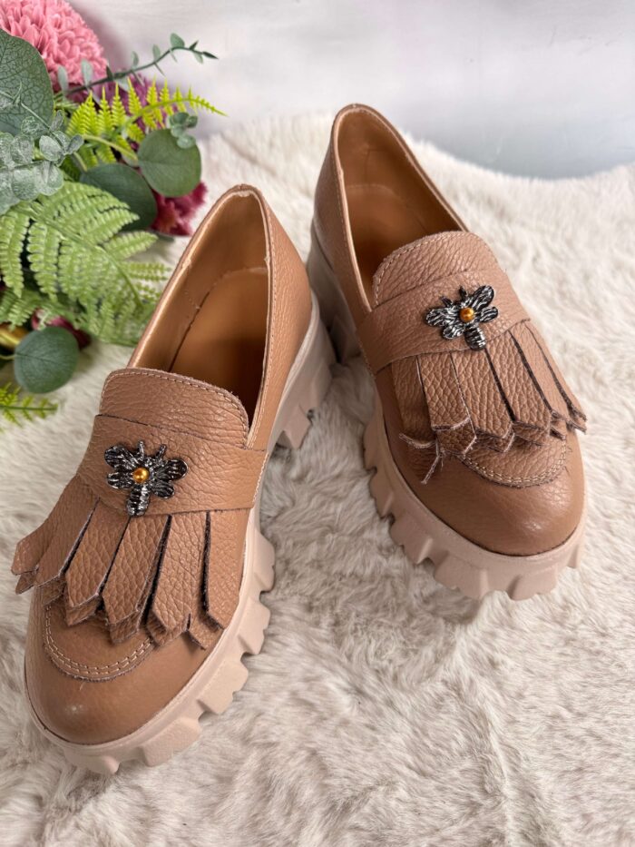 Espadrile piele naturala Muzdalifa - imagine 5