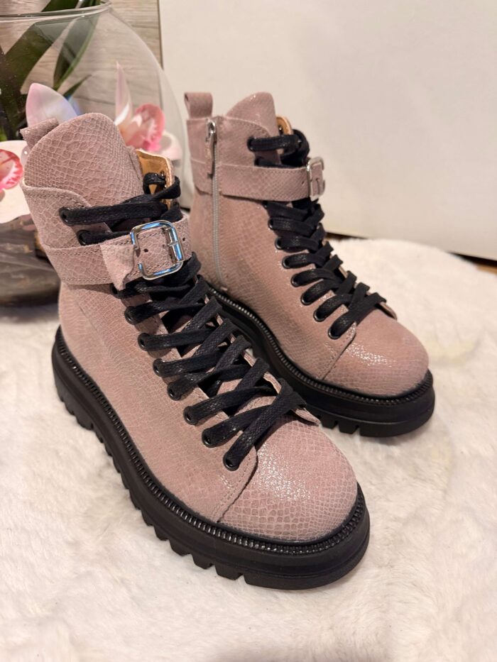 Ghete piele naturala Kenzy - imagine 4