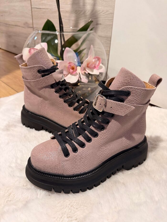 Ghete piele naturala Kenzy - imagine 3