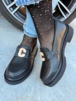 Pantofi piele naturala Rumaisha - imagine 2