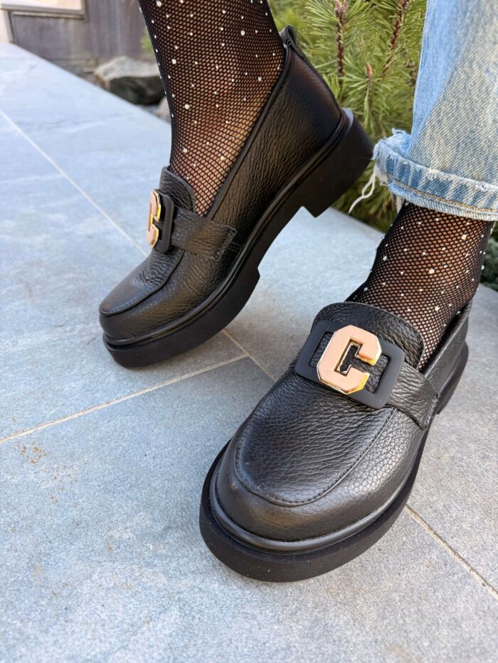 Pantofi piele naturala Rumaisha - imagine 5