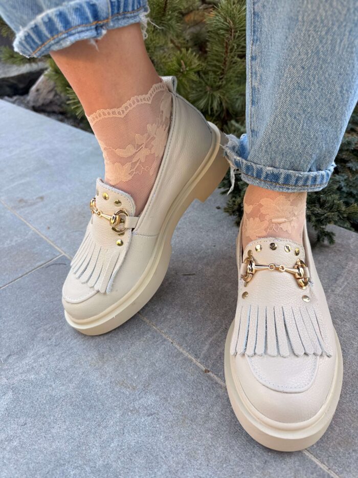 Pantofi piele naturala Abyan - imagine 3