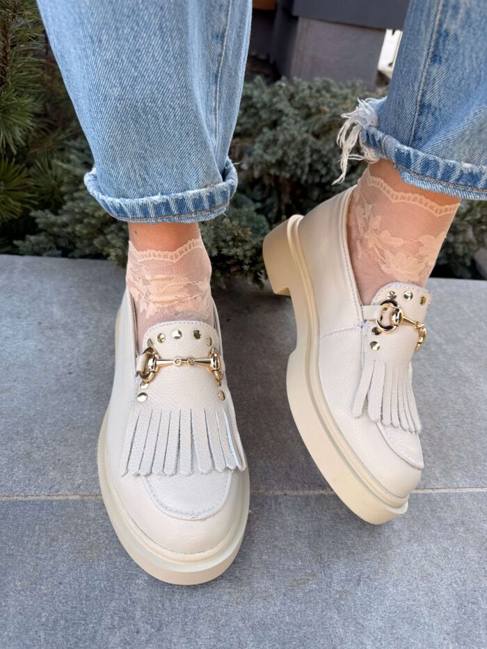 Pantofi piele naturala Abyan - imagine 2