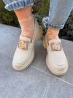 Pantofi piele naturala Amylia - imagine 5