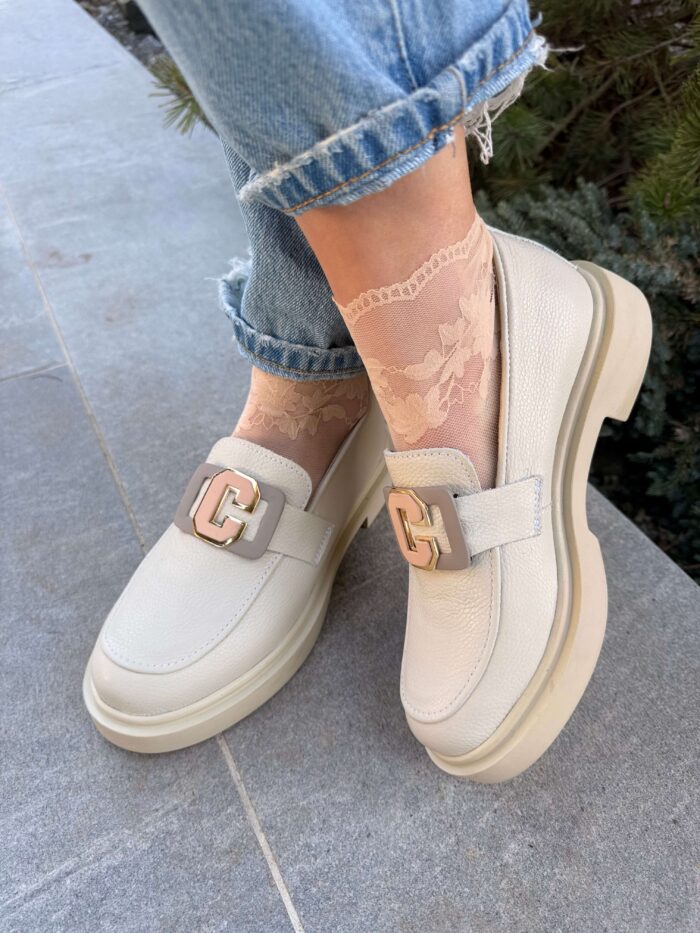 Pantofi piele naturala Amylia - imagine 2