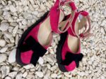 Pantofi damă piele naturală Valera funda neagra - imagine 2