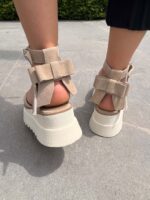Pantofi damă piele naturală Wowy crem