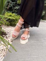 Pantofi damă piele naturală Seraphine decupat la degete - imagine 4