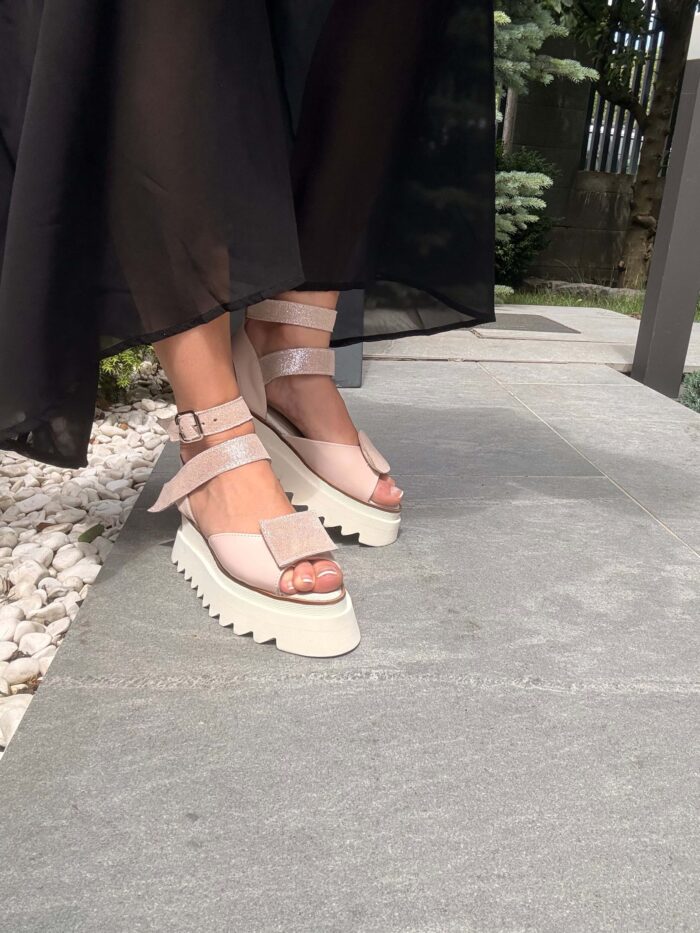 Pantofi damă piele naturală Seraphine decupat la degete - imagine 3