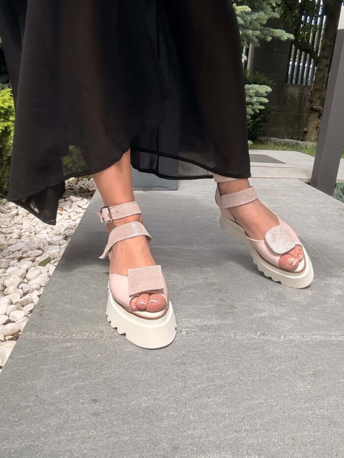 Pantofi damă piele naturală Seraphine decupat la degete - imagine 2