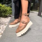 Pantofi damă piele naturală Stravon capucino