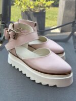 Pantofi damă piele naturală Wowy roz pal